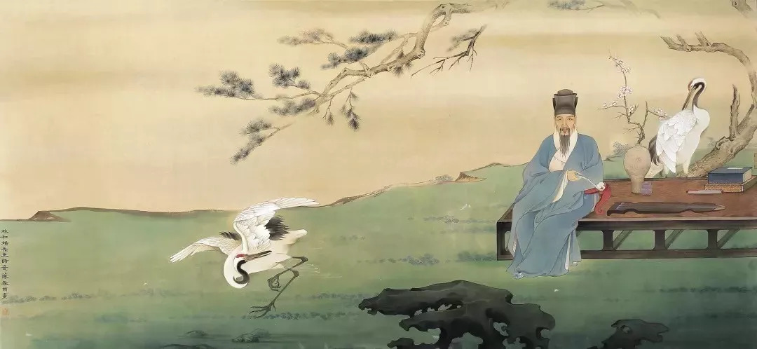 他以梅为妻,以鹤为子,是大宋官方认证的隐士