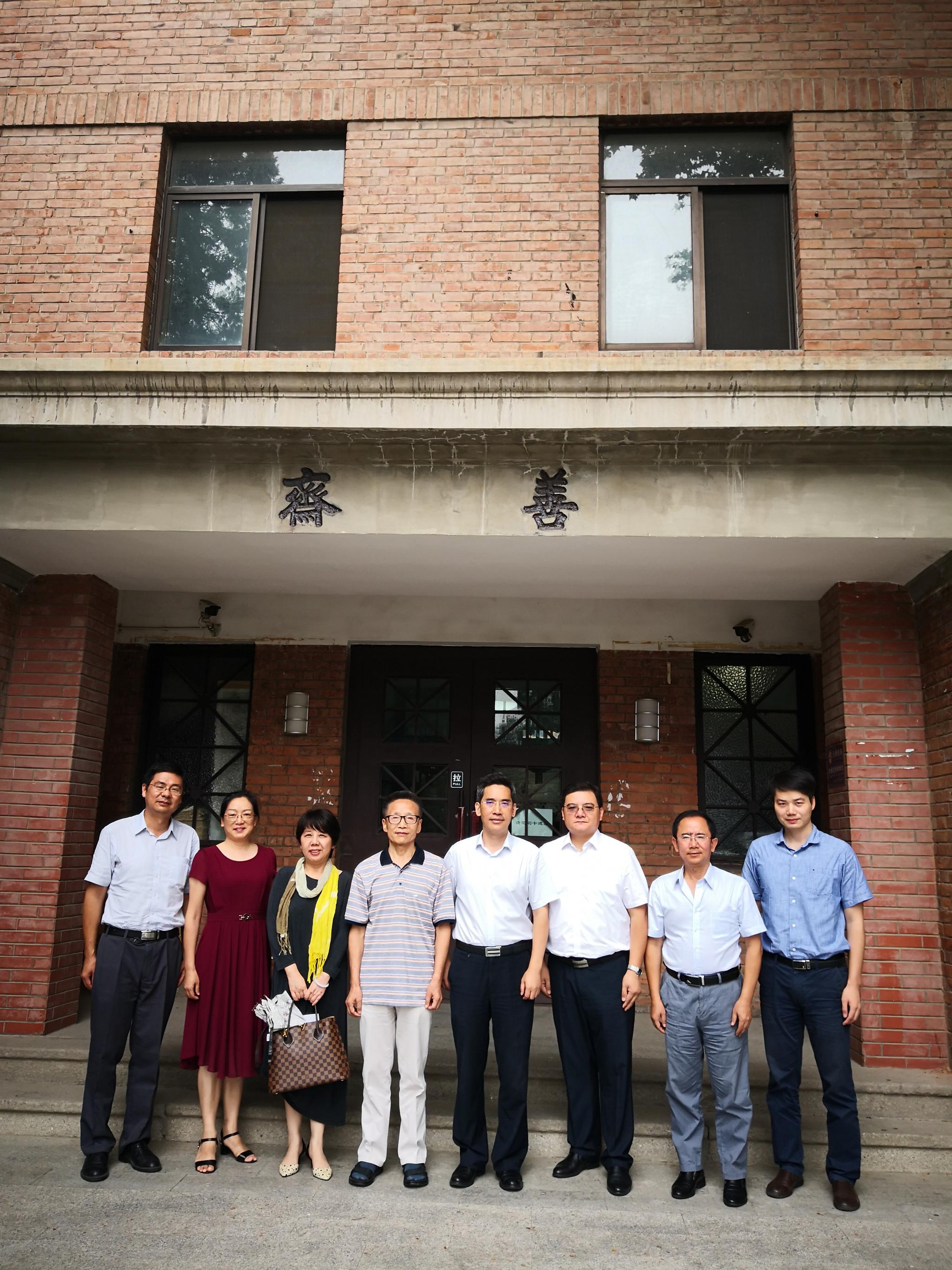 的马克思主义学院调研,班子成员黄梓根,刘晓玲,张君及院办公室主任李