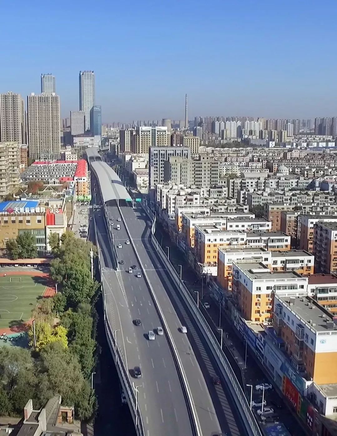 沈阳东一环快速路通车了,从辽大老校区到长青街只需20分钟