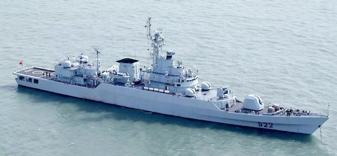 它即将转交给孟加拉国海军▲中国海军053h3护卫舰521嘉兴号,再见老兵