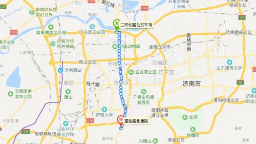 济南公交k4路线作为贯通市区南北主干道重要线路,途径火车站,长途汽车
