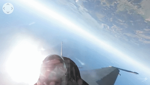 ▲高空阳光十分强烈