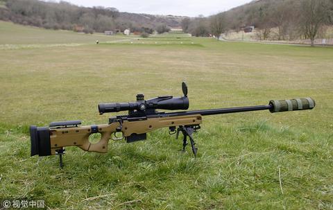 图为英军装备的L115A3狙击步枪（视觉中国）