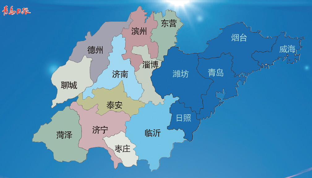以胶东五市画圈,寻找山东的"位置感"