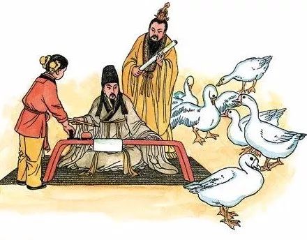 睡前故事 | 书法换白鹅