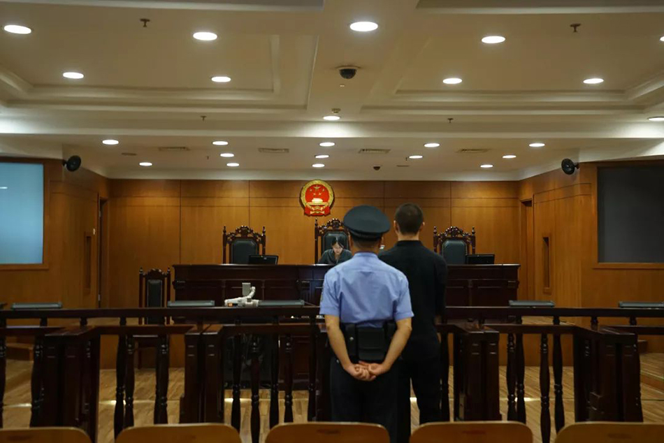 庭审现场。 上海市金山区人民法院 供图