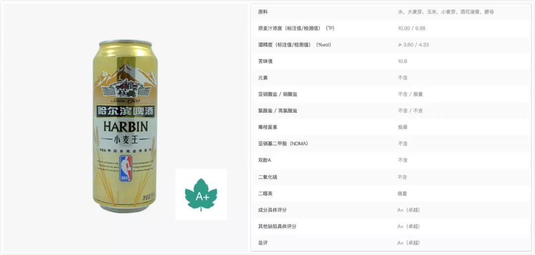 哈尔滨啤酒小麦王 a