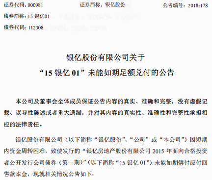 3亿债务兑付难倒银亿股份 宁波商帮危机下一家