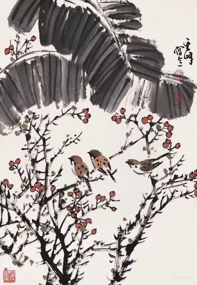 名家画的小麻雀你喜欢那一只