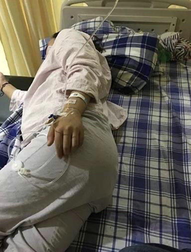 孕妇杨某正在医院接受治疗