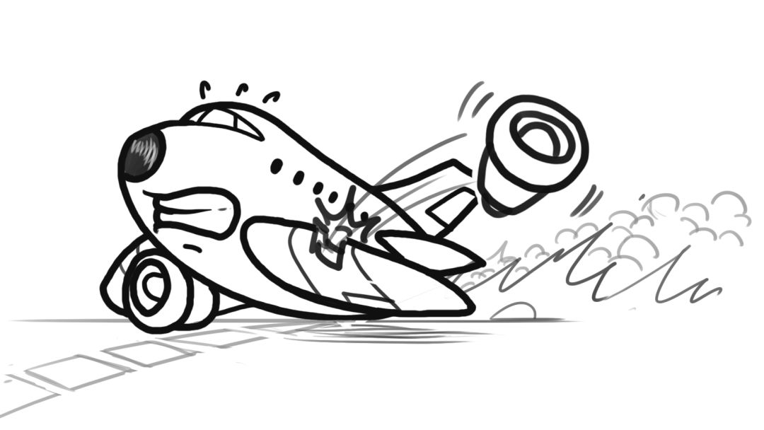 飞机发动机脱落,一下子飞了出去,设计的不结实吗?