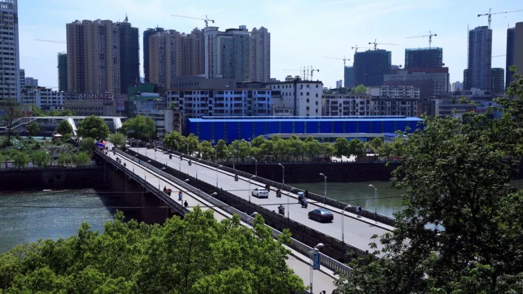 宜春秀江双桥6月中下旬爆破拆除新桥效果图曝光