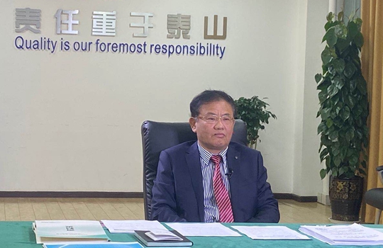 沃森生物副董事长黄镇。主理方供图