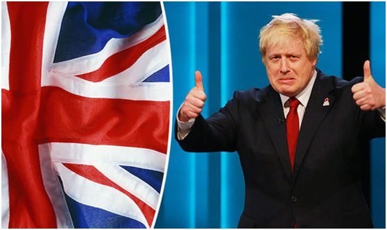  英国首相约翰逊。图源：英国《快报》