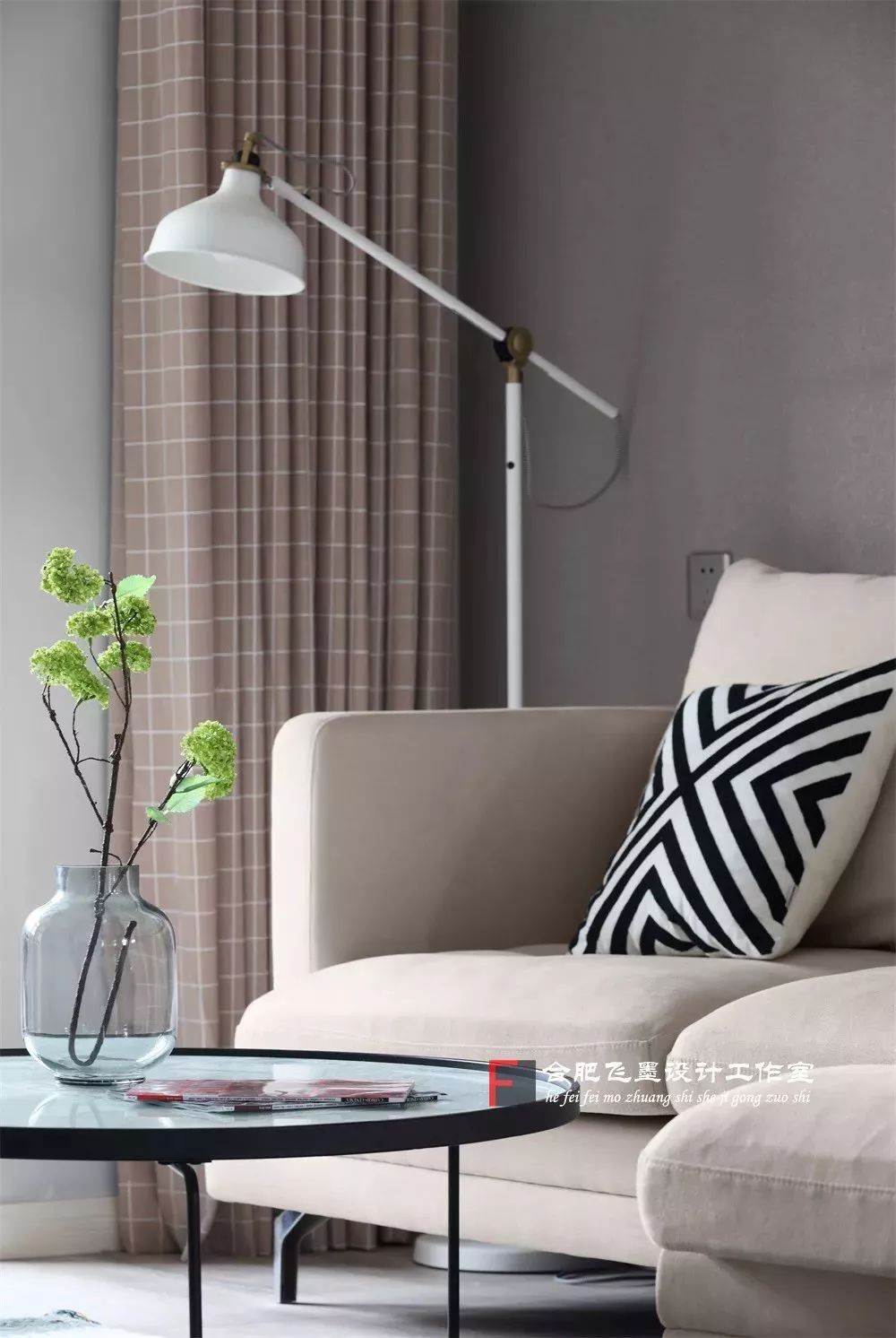 飞墨设计作品随106㎡北欧风