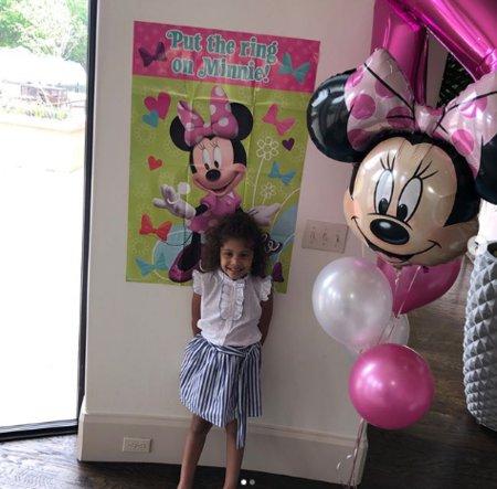 5 月 2 日讯 雷霆前锋保罗 - 乔治今天更新了个人 instagram,祝女儿 4