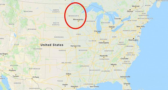 明尼苏达州地理位置