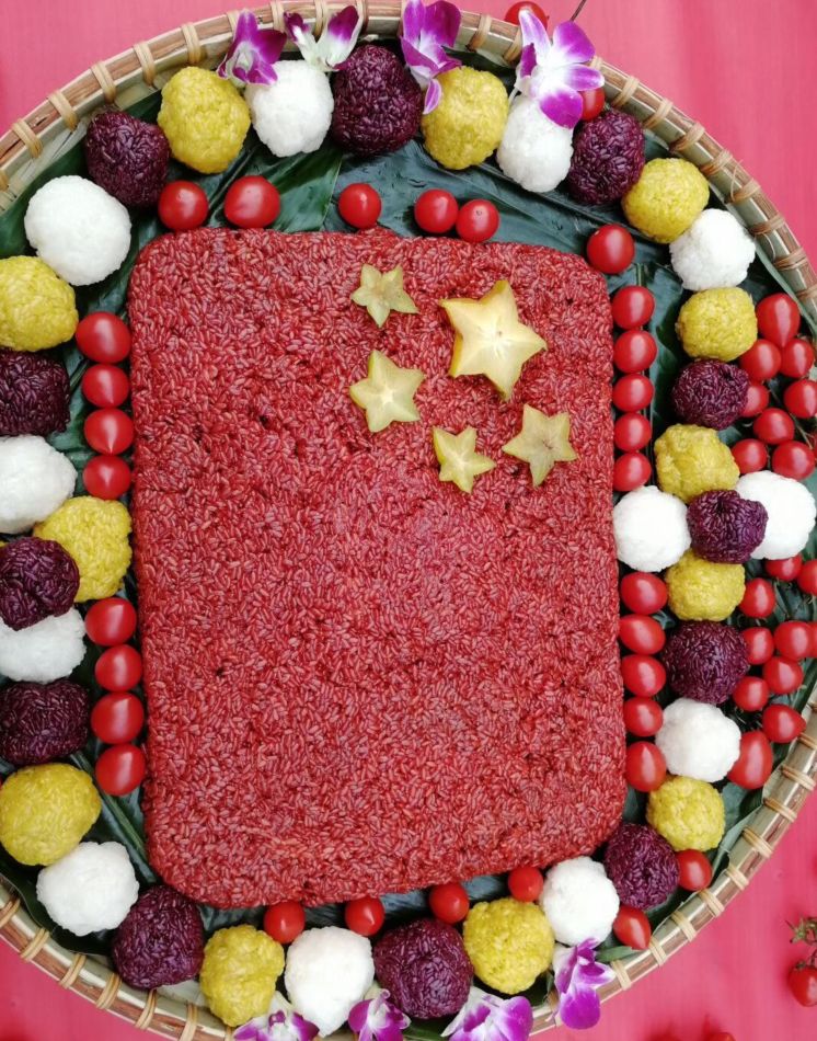 火遍广西的五色糯米饭三月三回村里拼一组没有我我们村会输