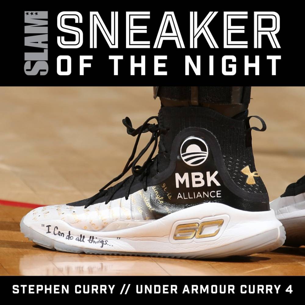 【踏破铁鞋】今日球鞋mvp:库里 ua curry 4 mbk
