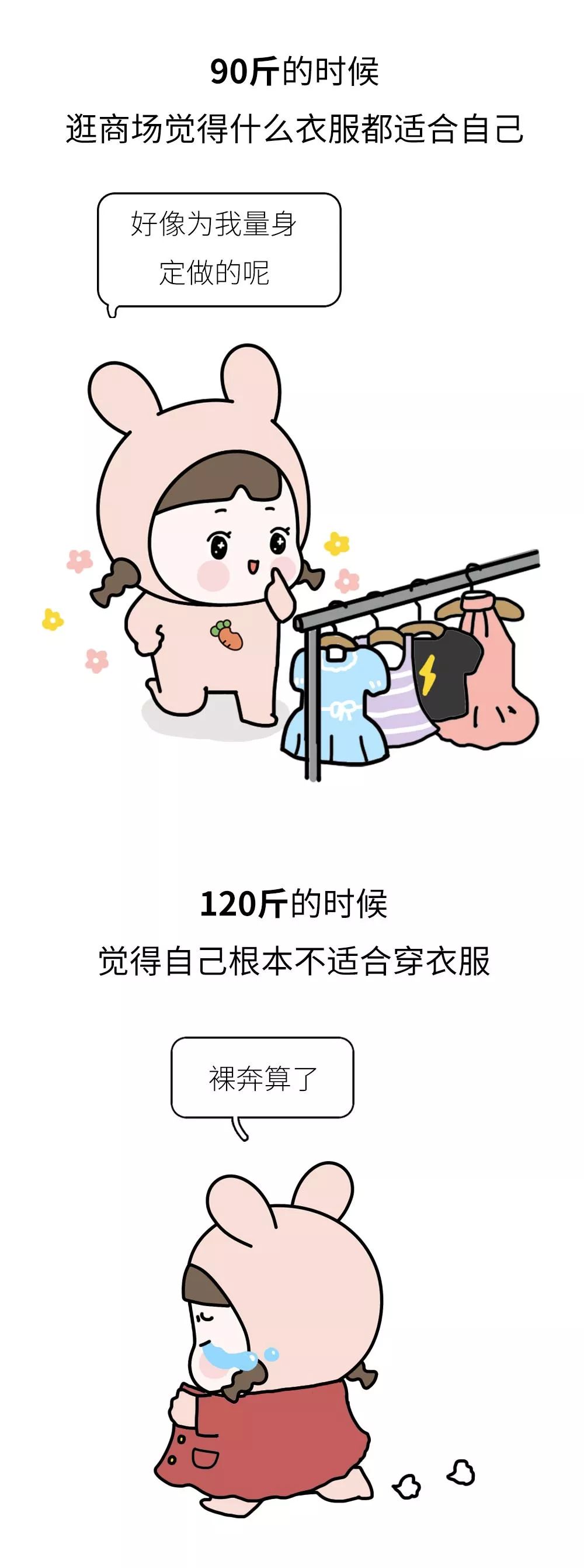 看完笑喷女生90斤和120斤的冬天有什么不同