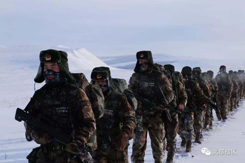 新年上演开训大戏边防官兵在行动