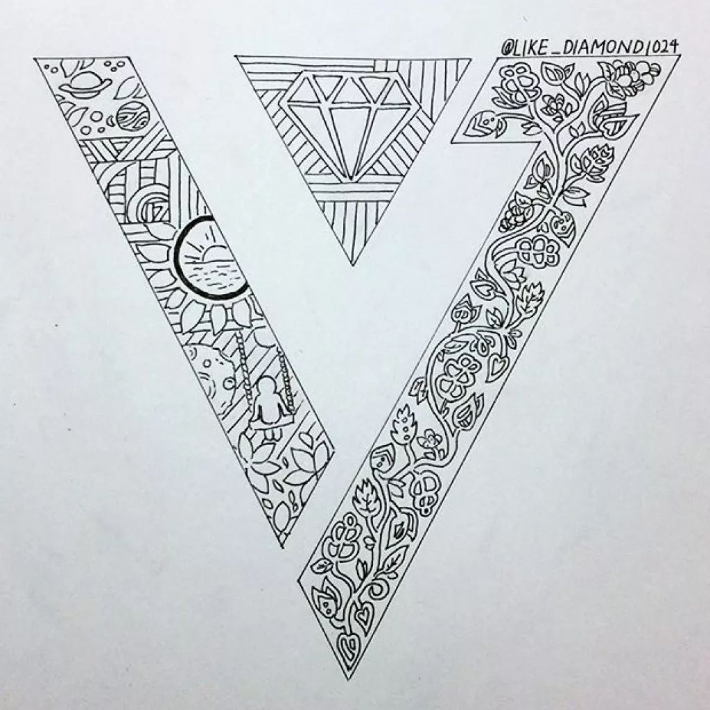 一则分享 | 手绘大触自制偶像组合logo!手残党只能看看(上)