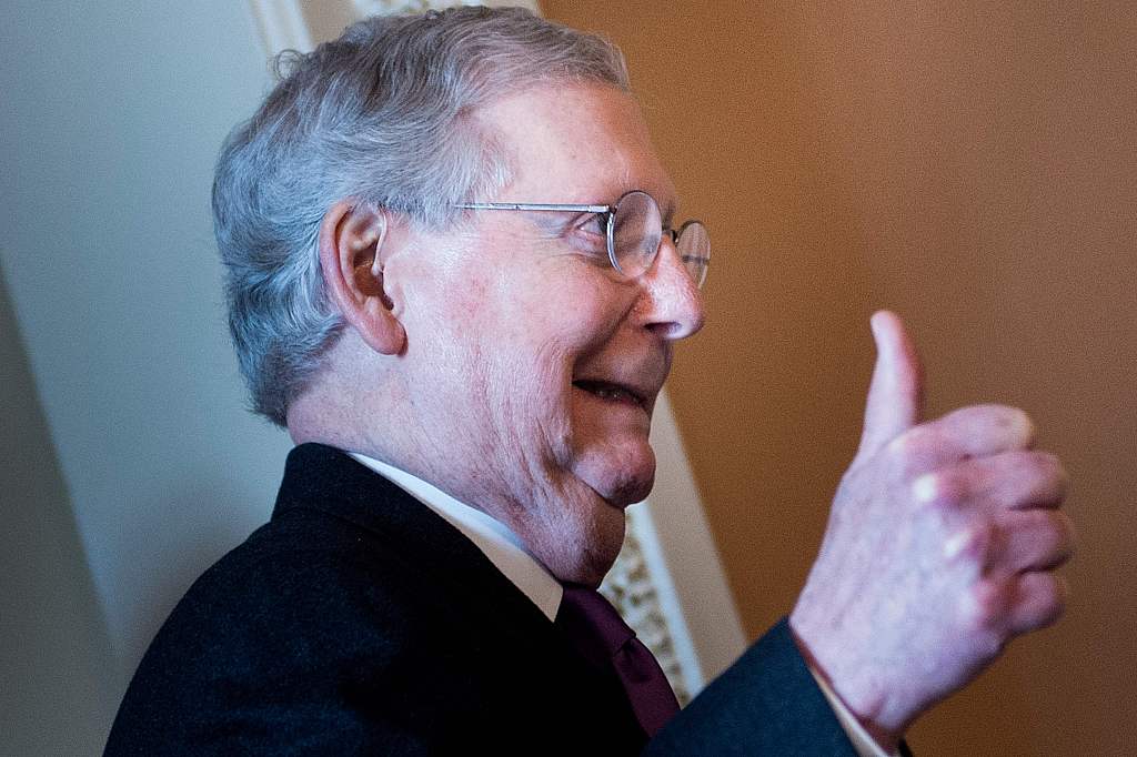 美国国会参议院共和党领袖麦康纳尔(mitch mcconnell)向民主党保证,将