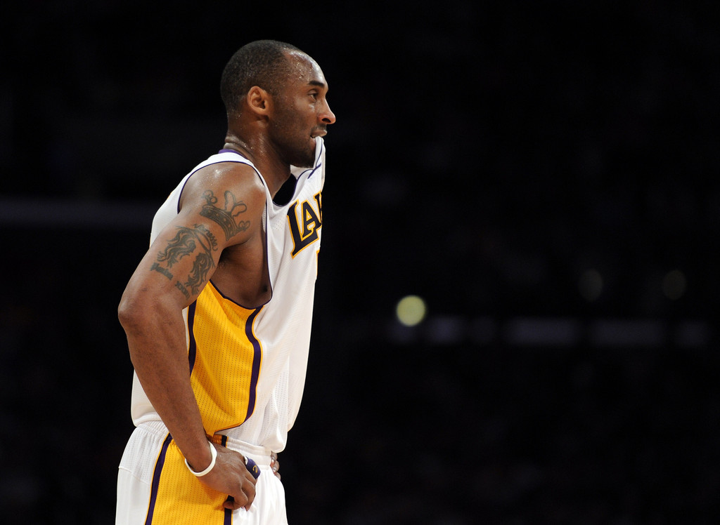 2012年5月22日,湖人做客俄城,科比42分,湖人1:4输给雷霆,科比的最后一