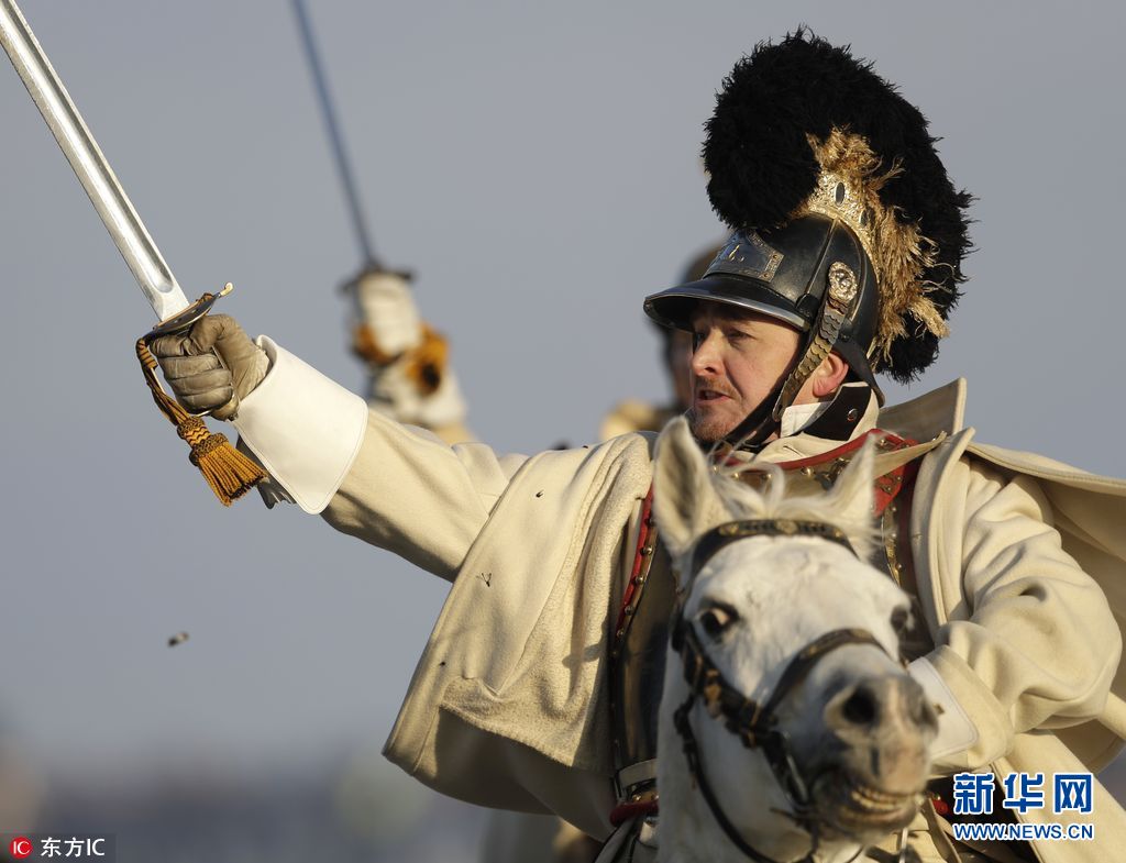 捷克重现奥斯特里茨战役场景纪念奥斯特里茨战役212周年