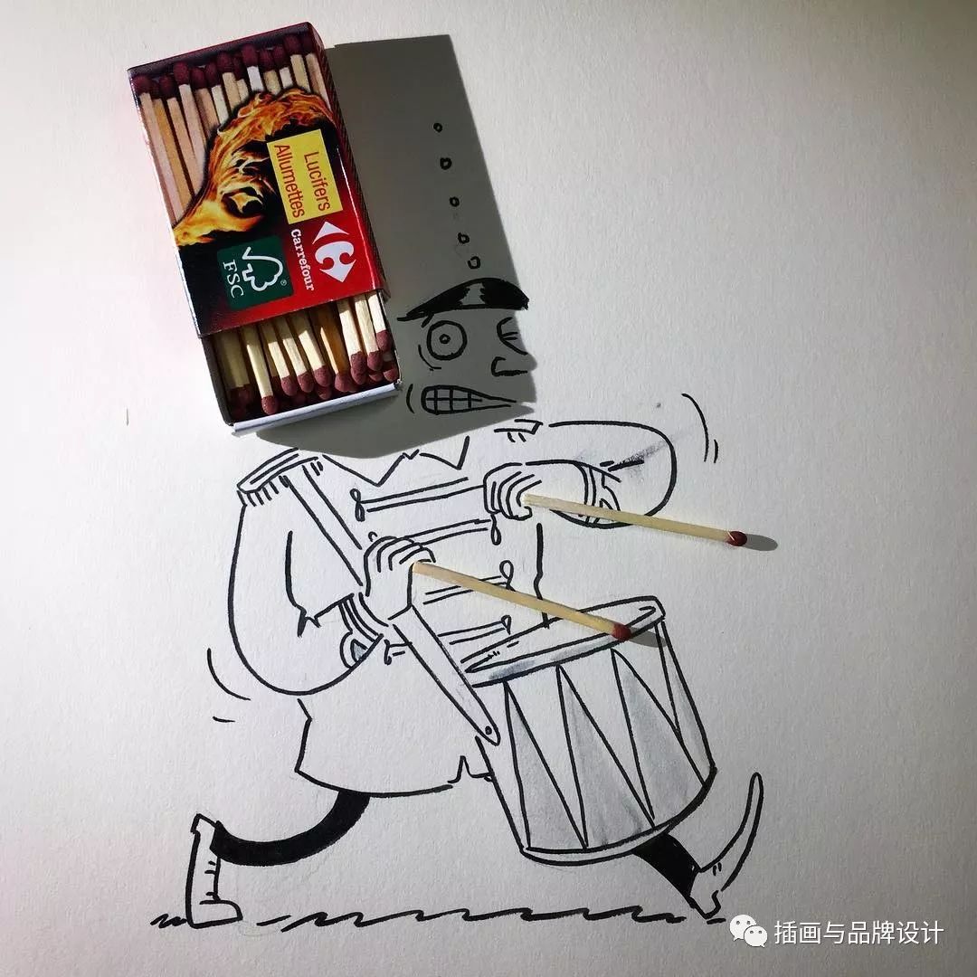 插画丨每天画一张脑洞大开的小画365天让创意帮你填饱肚子