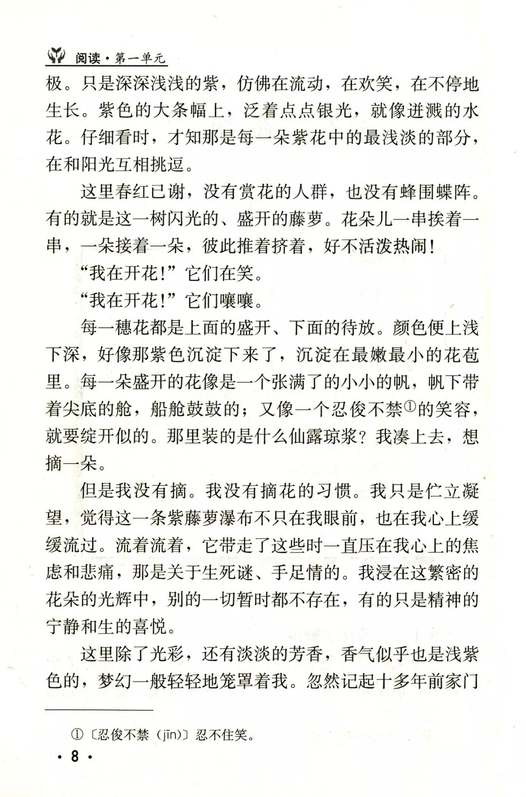 紫藤萝瀑布丨那些年我们一起读过的课文