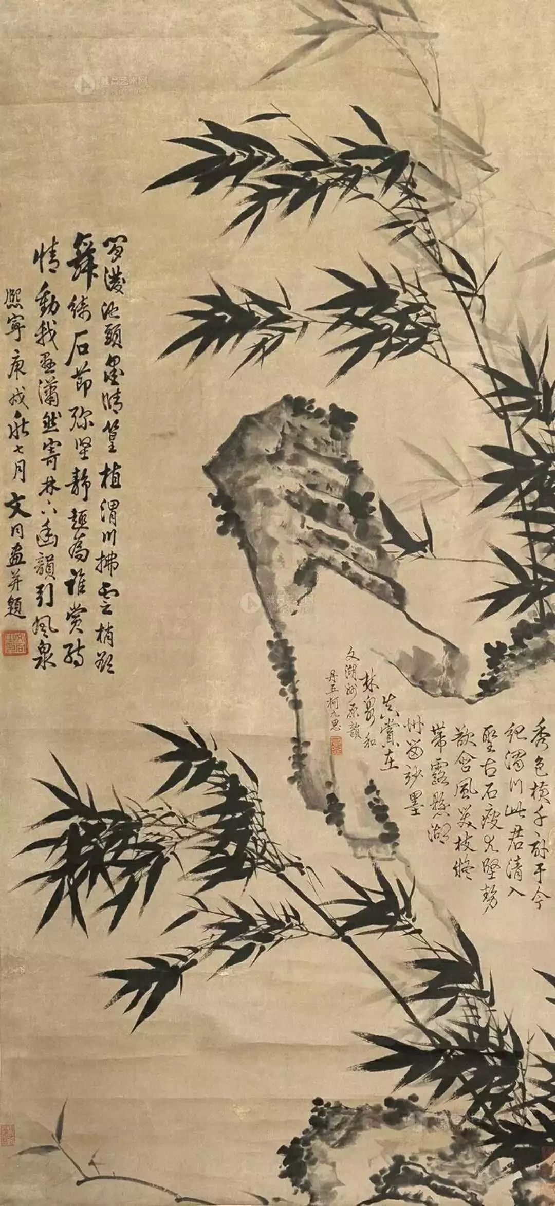 历代名家笔下竹子
