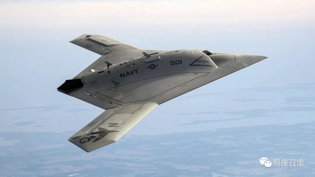 美国神秘无人机mq-25"黄貂鱼"高清大图再曝光!号称改变未来空中力量!