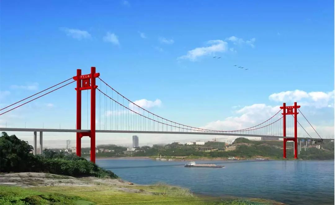 寸滩长江大桥通车南岸15分钟飙拢江北t3