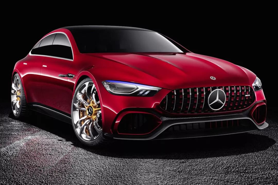混动性能突出 amg gt四门版内饰照曝光