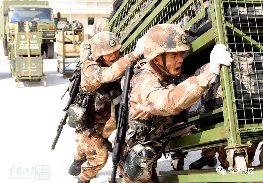 战斗警报第74集团军某旅紧急出动