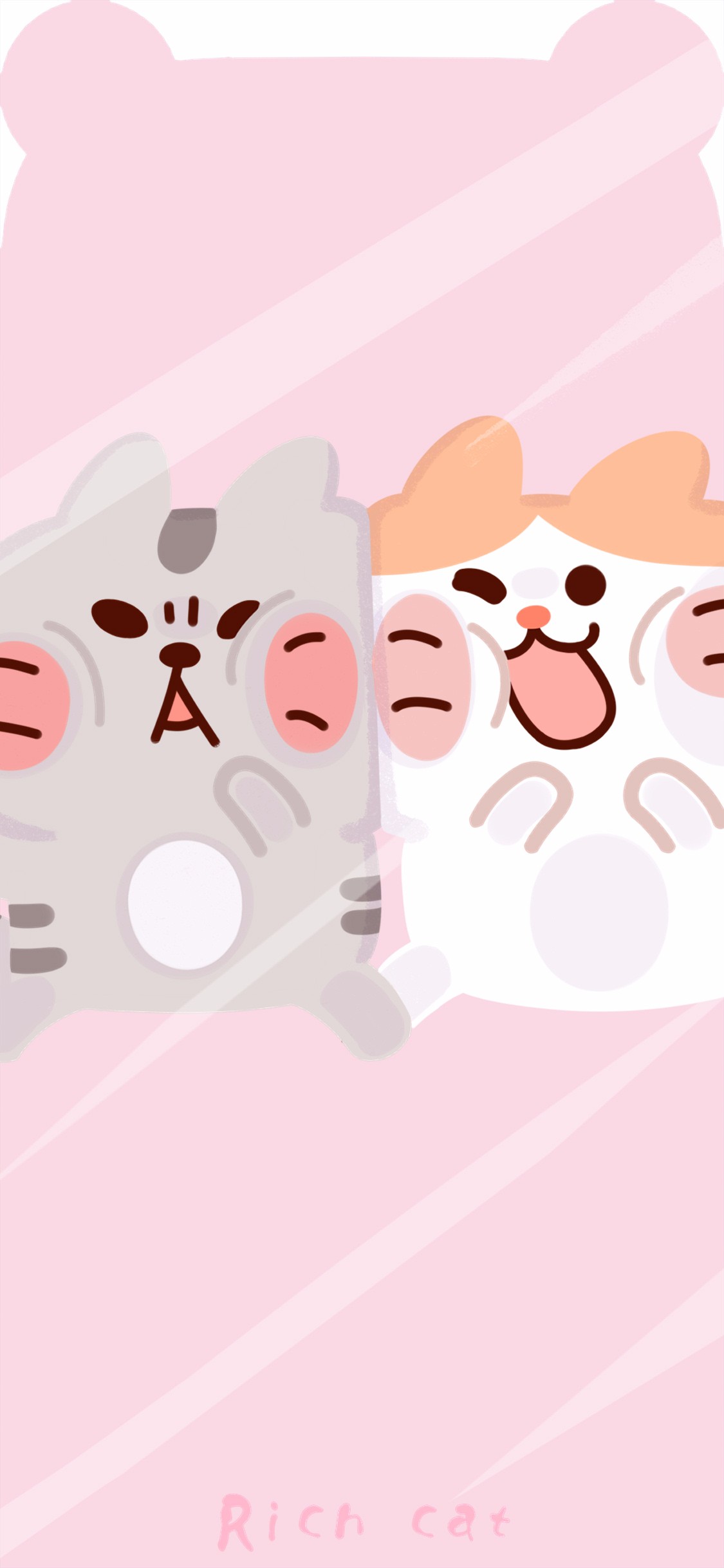 超萌壁纸专治iphonex齐刘海