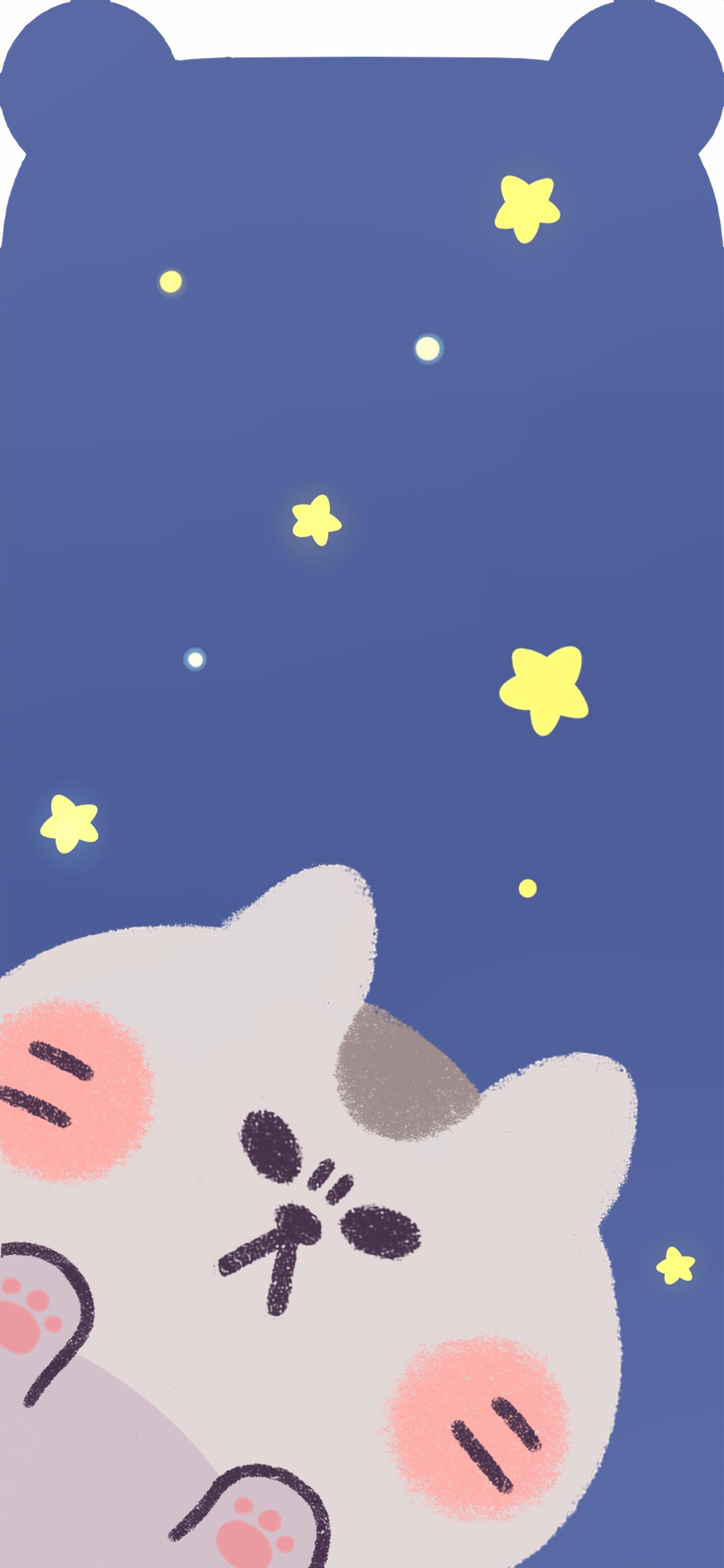 超萌壁纸专治iphonex齐刘海