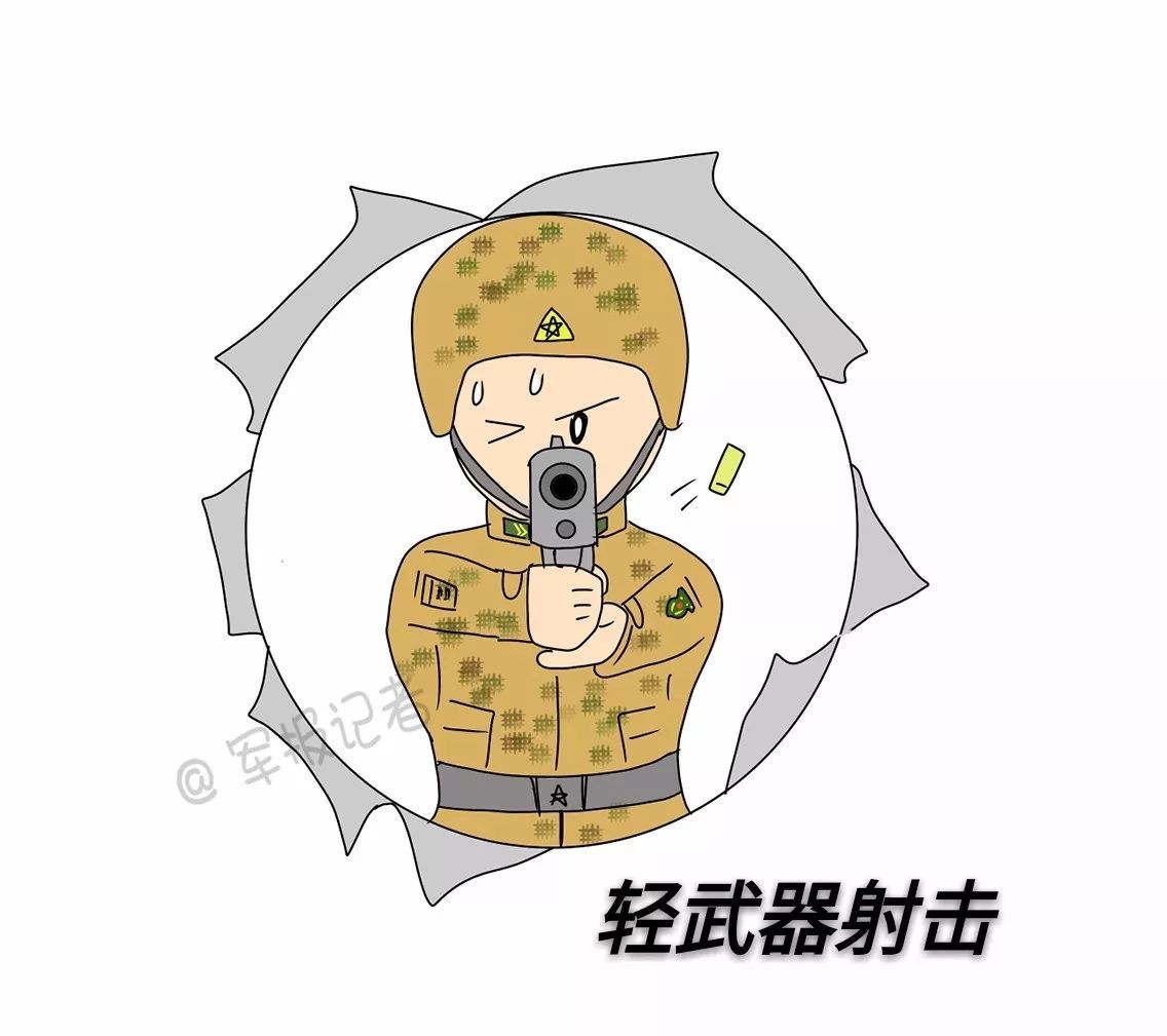 战斗着装扛着26公斤的弹药箱在赛道上驰骋,确保第一时间将弹药补给