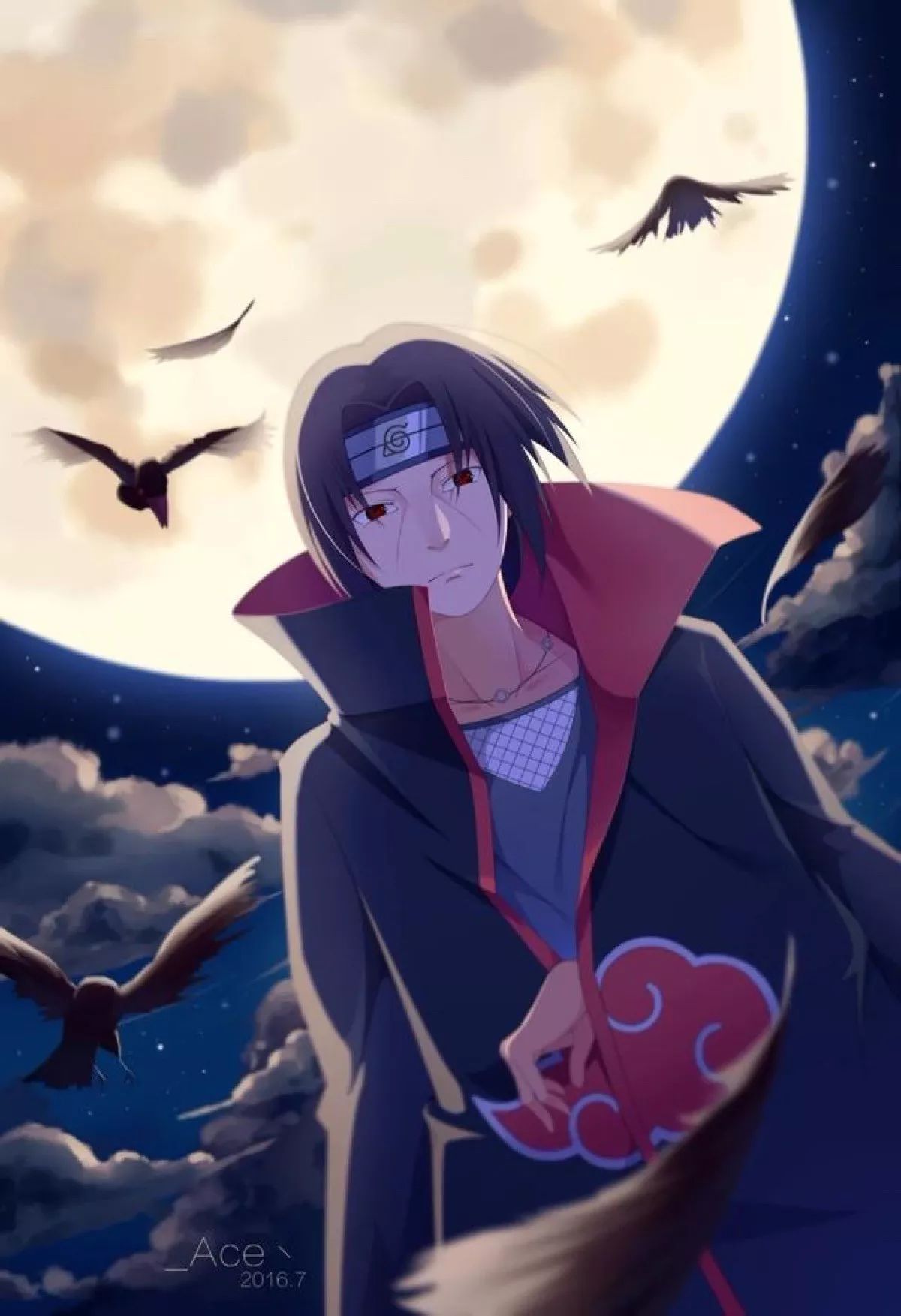 五百九十五期本期壁纸为宇智波鼬