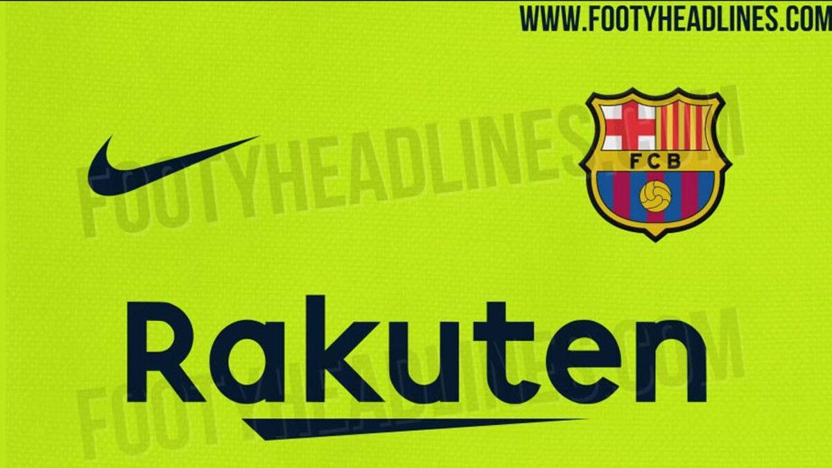 巴萨下赛季客场球衣谍照曝光,主色调为柠檬绿