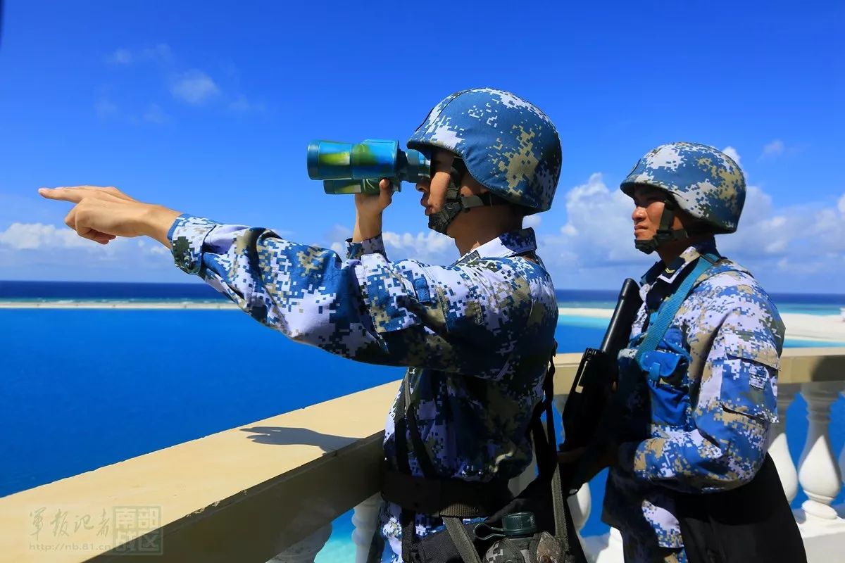 西沙海军某水警区争做天涯好哨兵