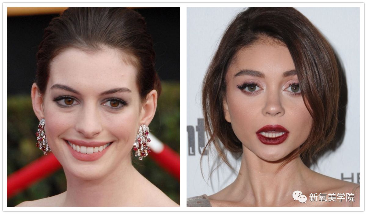 上面提到的两个国外女明星,也都是这种下眼睑.