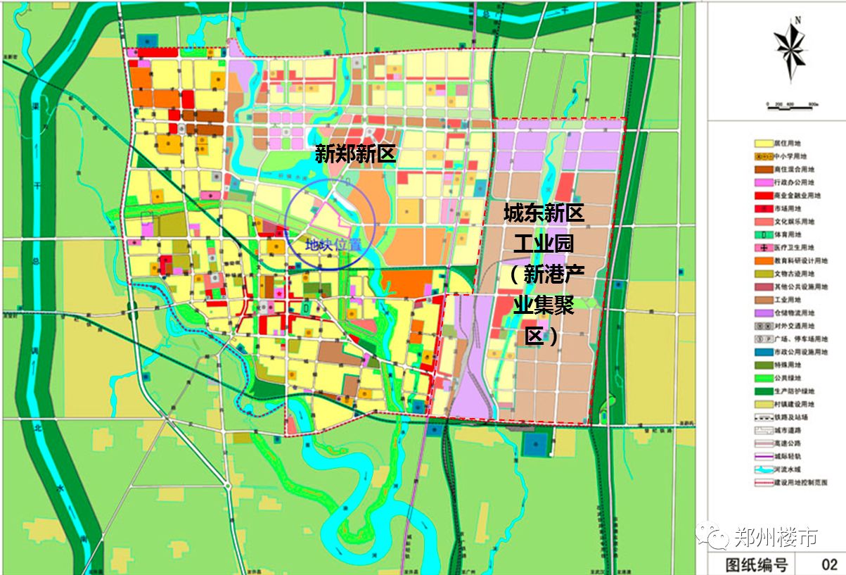 新郑市主要分为南部老城区,北部新郑新区,东部新港产业聚集区,未来