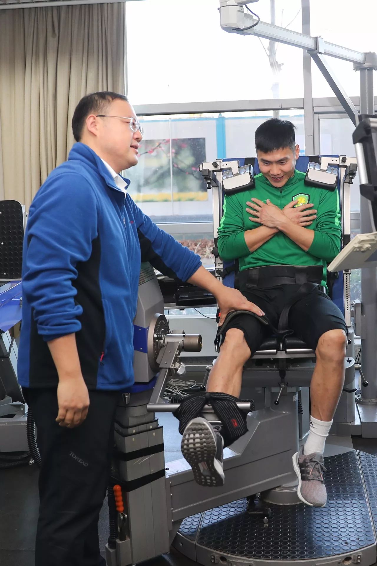 体检体测展开 冬训即将开启