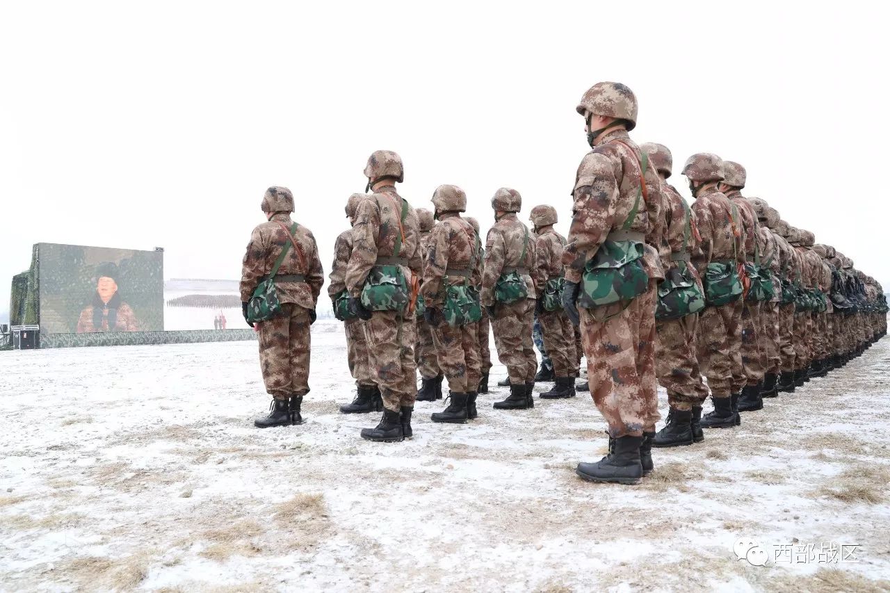 沙场冬点兵,西部战区陆军年度训练这样启步