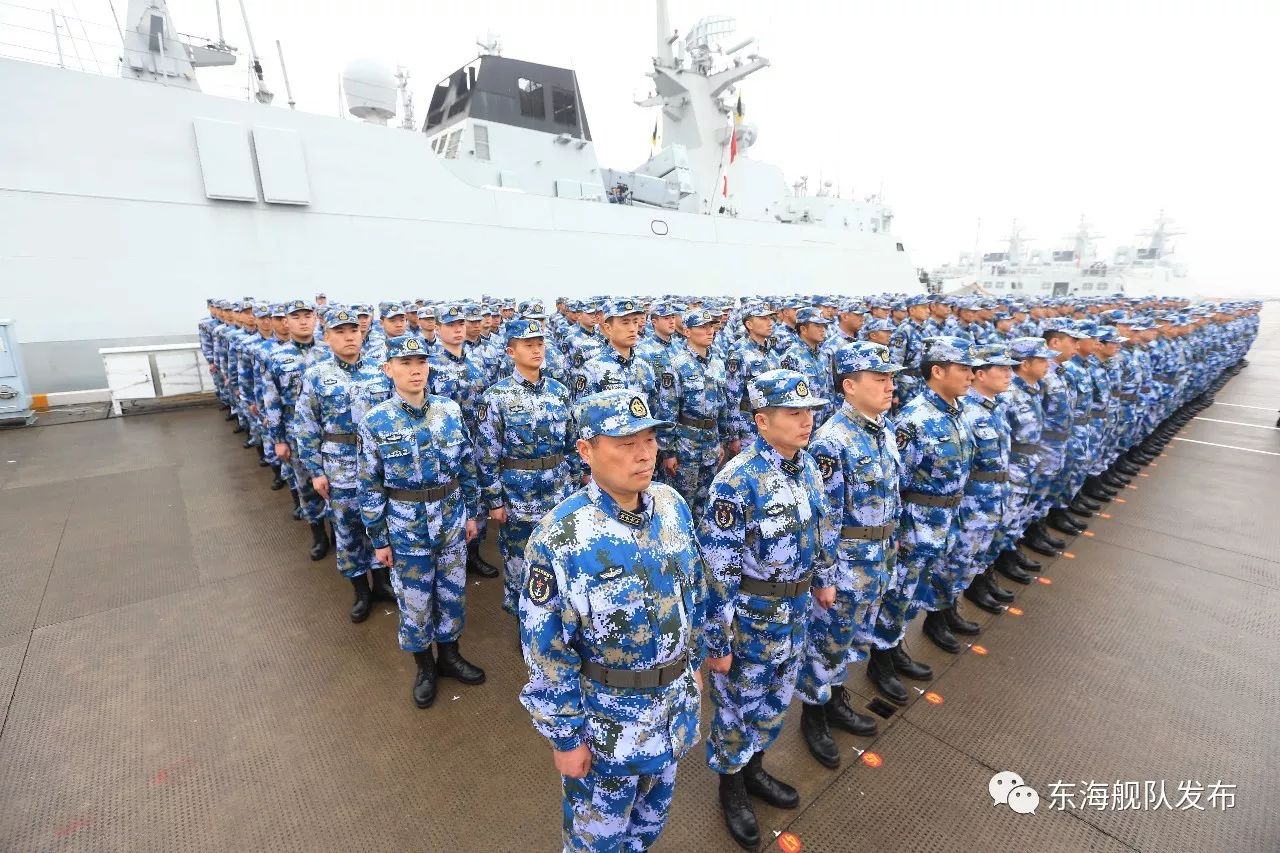 东海舰队组织某型护卫舰集中驻训开训动员大会