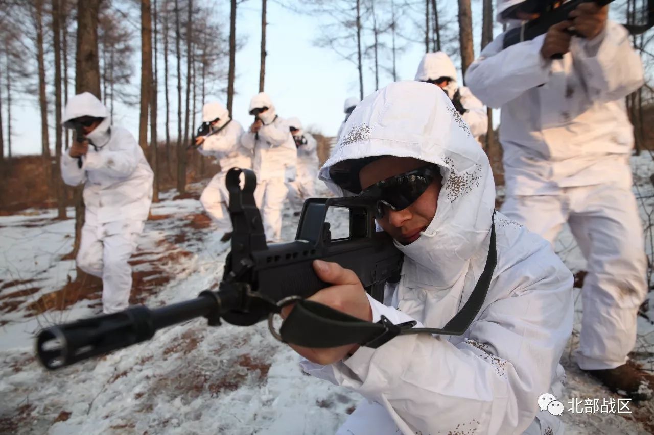 数九寒冬练兵备战正当时