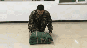 部队制式背包打法教程图片