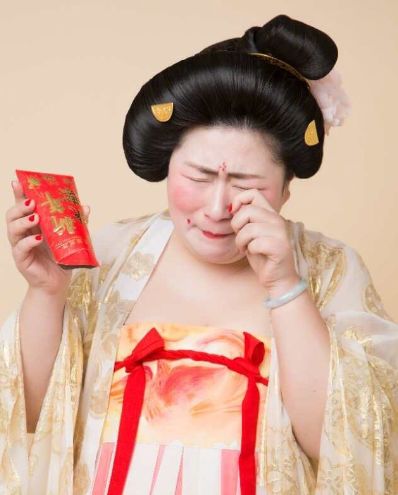 哈哈哈哈,太可爱!真人我们给找到了|唐朝|汉服|仕女